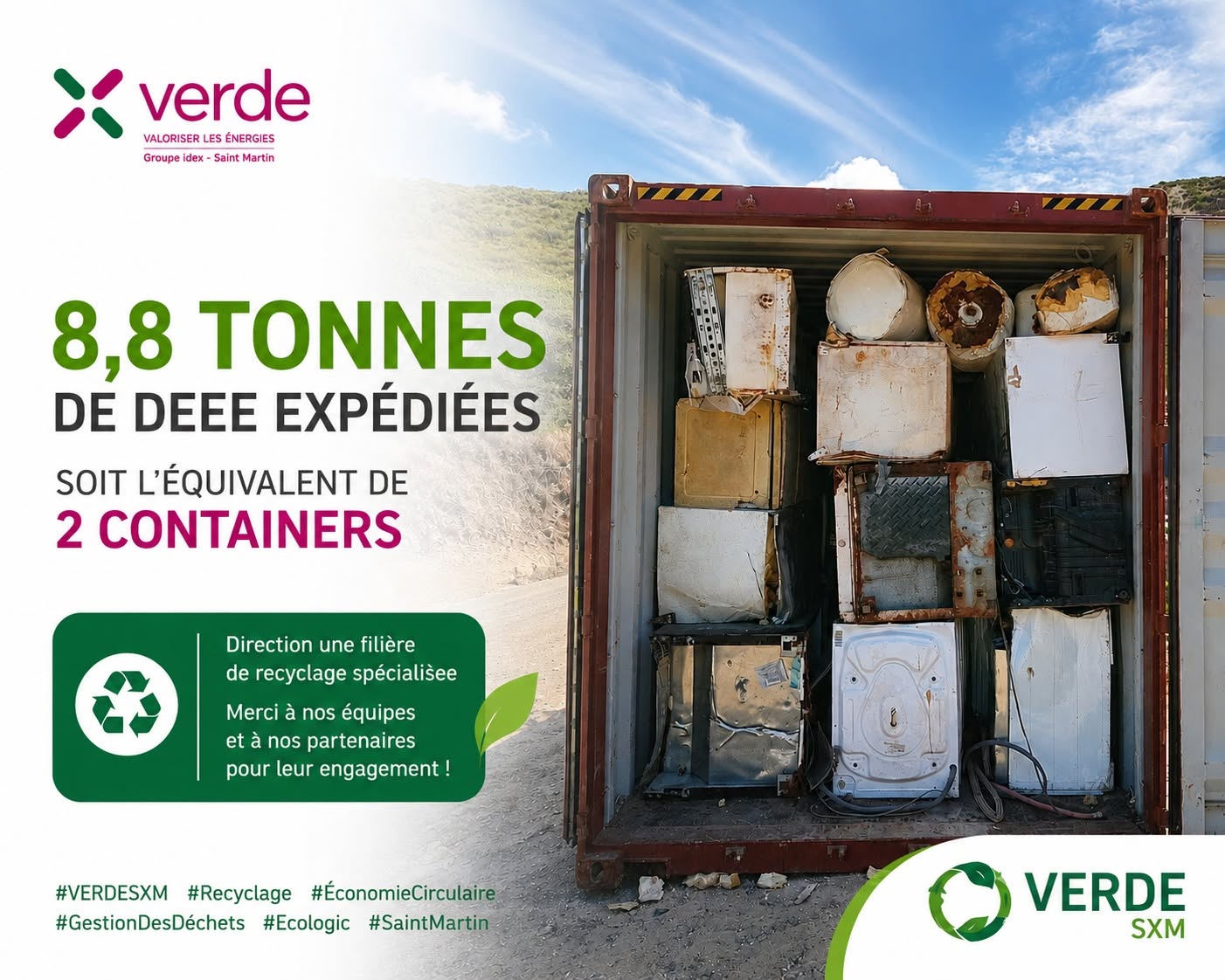 Envoi de DEEE (Déchets d'Équipements Électriques et Électroniques)